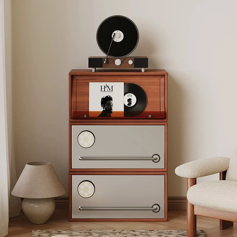 Console multimédia modulaire Japandi