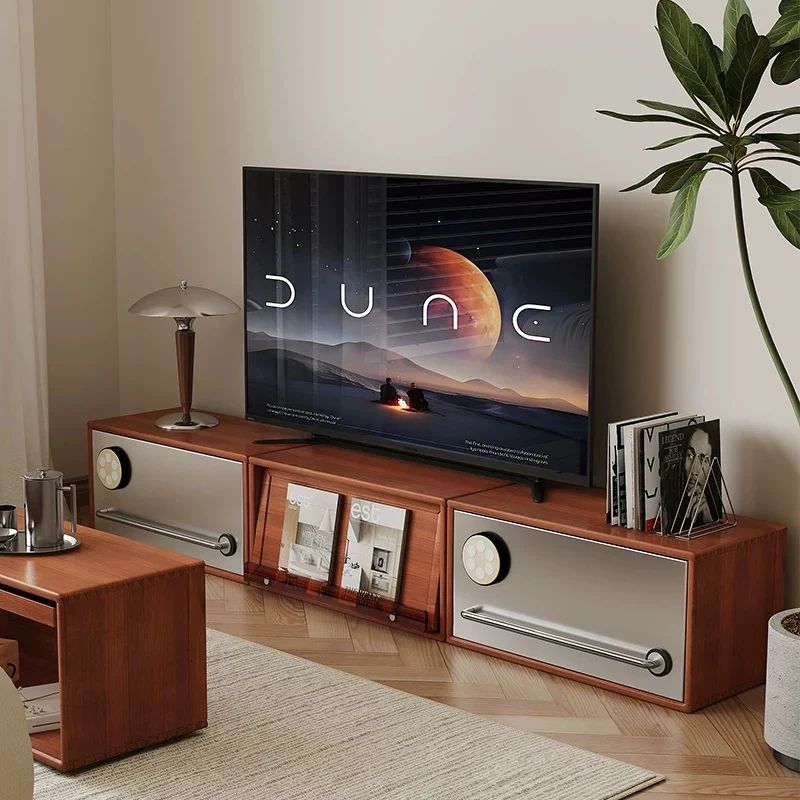 Console multimédia modulaire Japandi