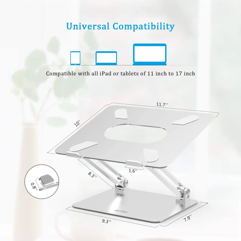 Riser réglable pour ordinateur portable multi-angle