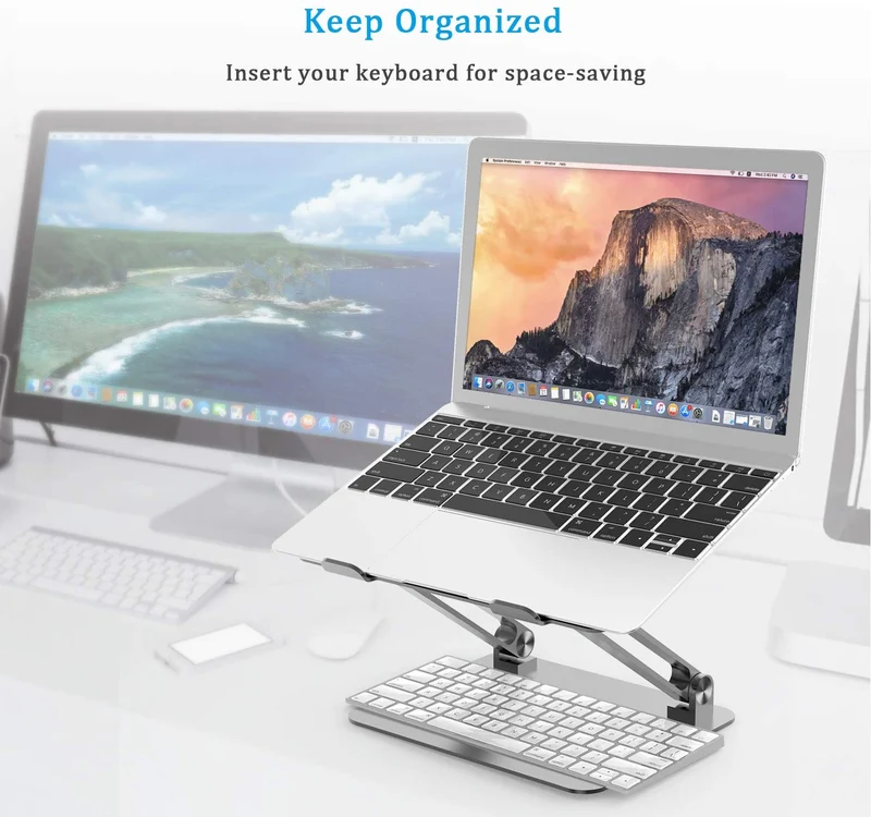 Riser réglable pour ordinateur portable multi-angle
