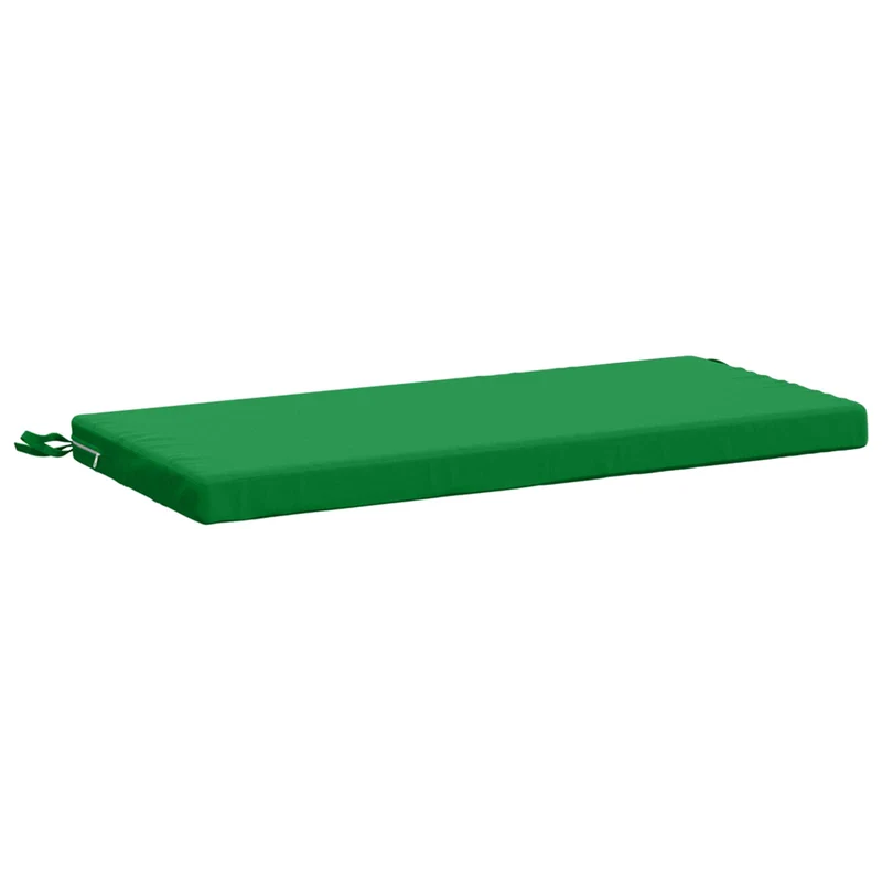 Bench Cushion SOEST 100% Polyester Green 60 x 40 x 5 cm