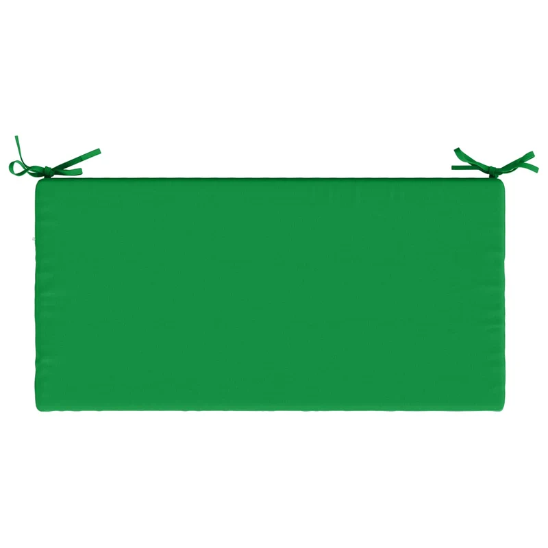 Bench Cushions SOEST 2 pcs 100% Polyester Green 60 x 40 x 5 cm