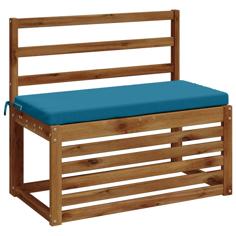 Bench Cushions SOEST 2 pcs 100% Polyester Light Blue