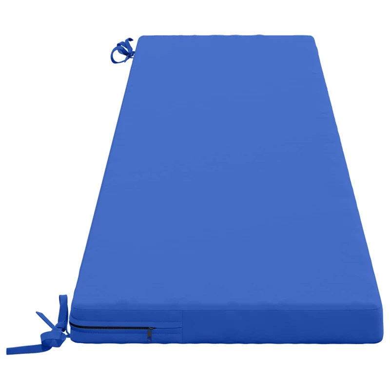 Bench Cushions SOEST 2 pcs 100% Polyester Royal Blue