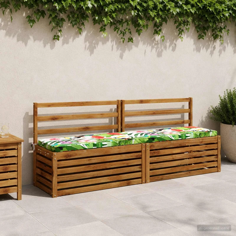 Bench Cushion SOEST 100% Polyester Multicolour 180 x 40 x 5 cm
