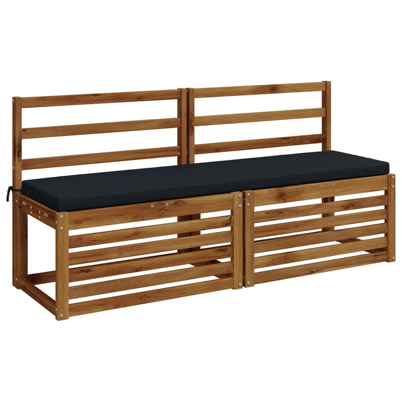 Bench Cushion SOEST 100% Polyester Dark Blue 150 x 40 x 5 cm