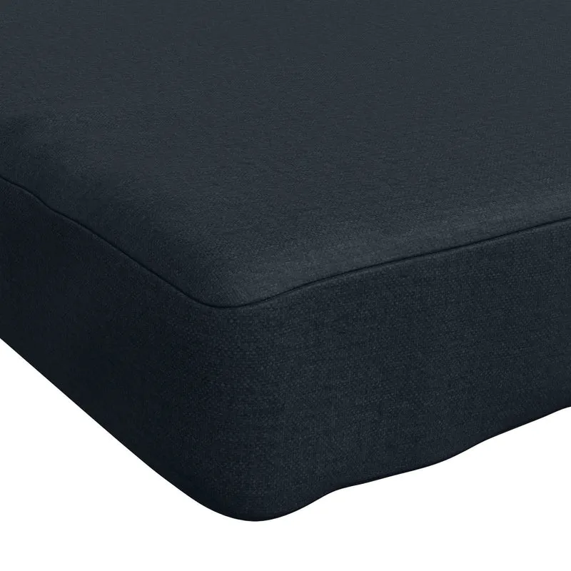 Bench Cushions SOEST 2 pcs 100% Polyester Dark Blue