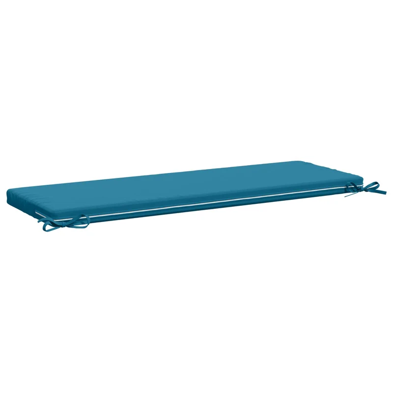 Bench Cushion SOEST 100% Polyester Light Blue 100 x 40 x 5 cm