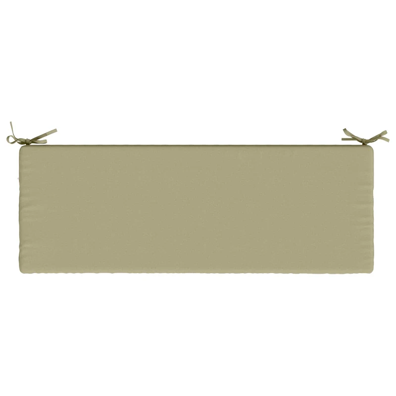 Bench Cushion SOEST 100% Polyester Light Green 120 x 40 x 5 cm