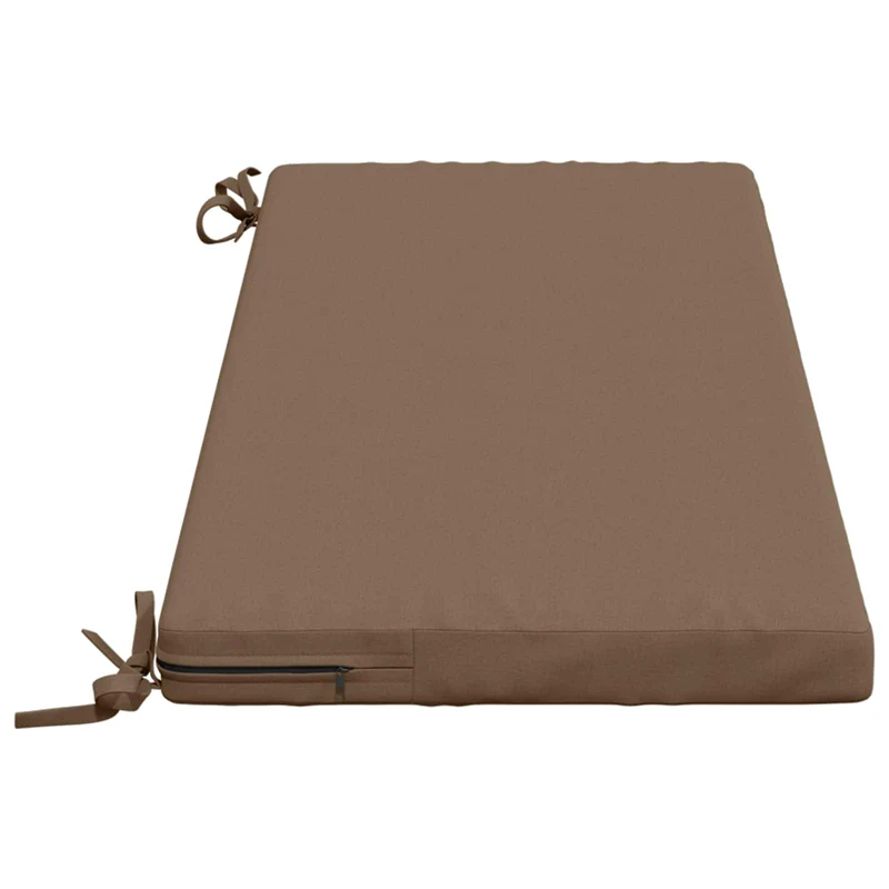 Bench Cushion SOEST 100% Polyester Taupe 120 x 40 x 5 cm