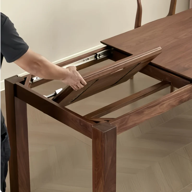 Table à manger extensible en bois massif