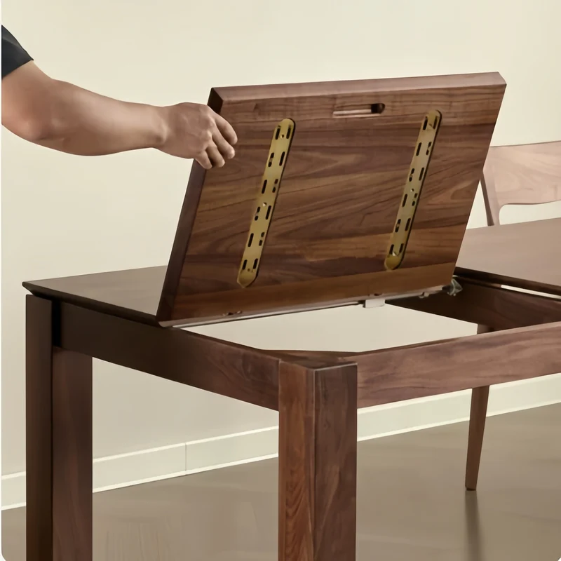 Table à manger extensible en bois massif
