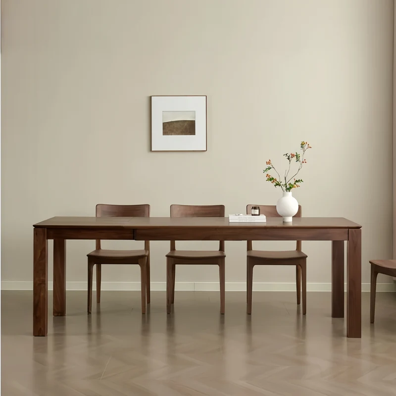 Table à manger extensible en bois massif