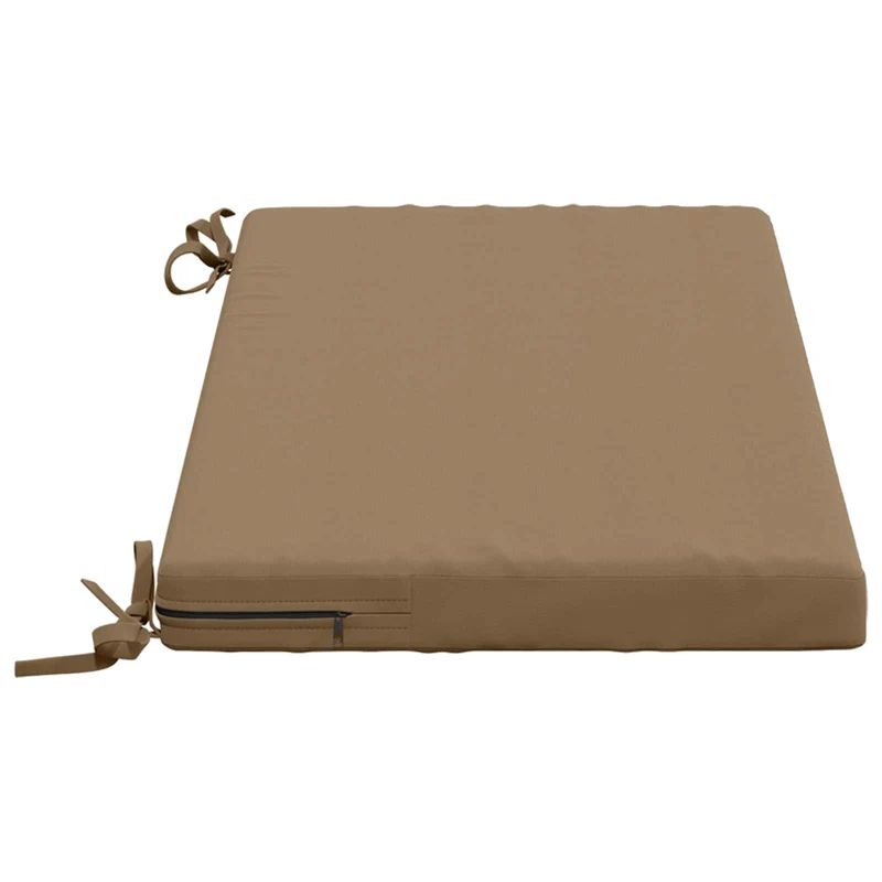 Bench Cushion SOEST 100% Polyester Taupe 60 x 40 x 5 cm
