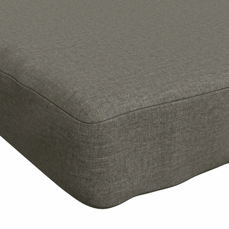 Bench Cushions SOEST 2 pcs 100% Polyester Grey 150 x 40 x 5 cm