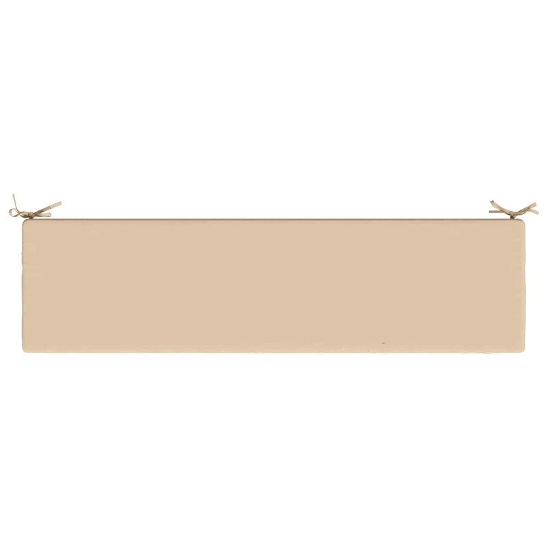 Bench Cushion SOEST 100% Polyester Cream 150 x 40 x 5 cm