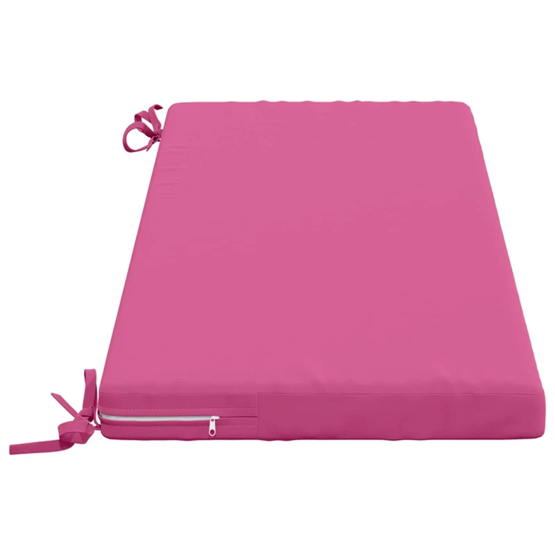 Bench Cushions SOEST 2 pcs 100% Polyester Pink 100 x 40 x 5 cm