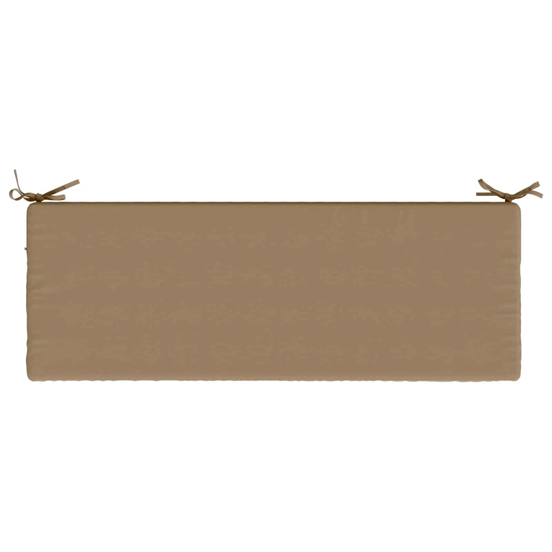 Bench Cushion SOEST 100% Polyester Taupe 100 x 40 x 5 cm