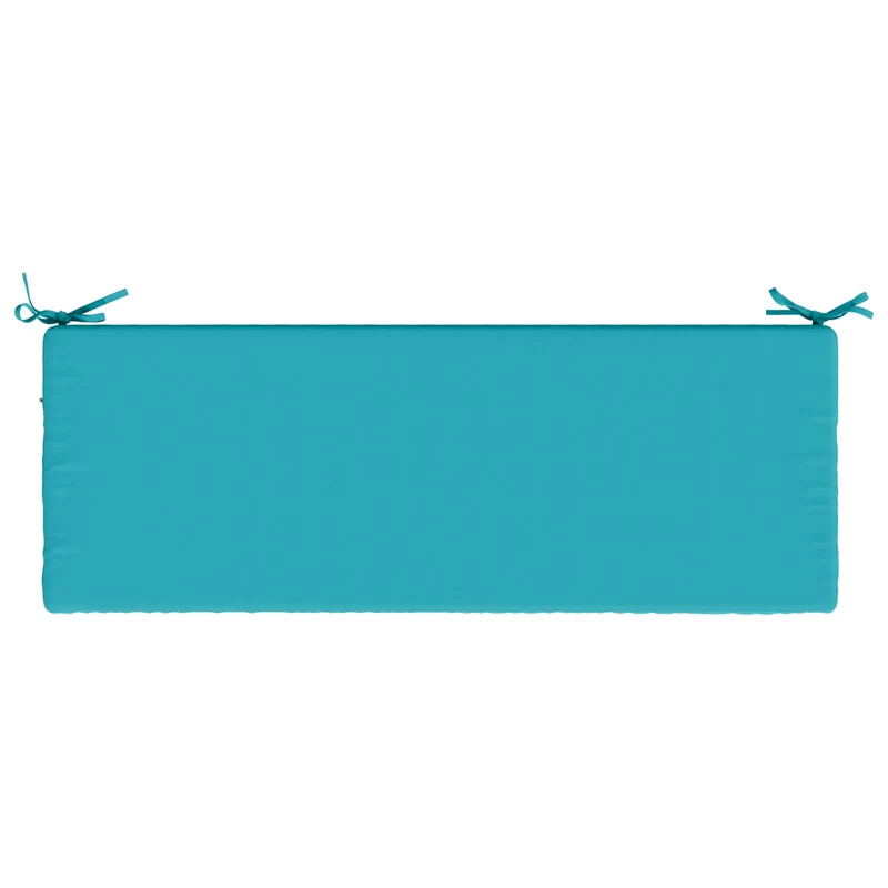Bench Cushions SOEST 2 pcs 100% Polyester Turquoise