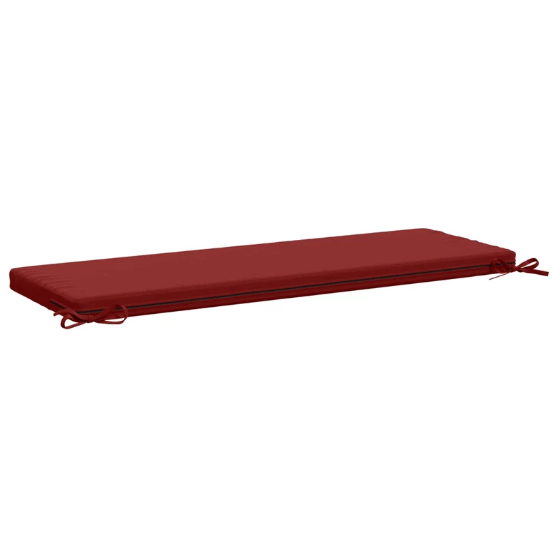 Bench Cushion SOEST 100% Polyester Wine Red 100 x 40 x 5 cm