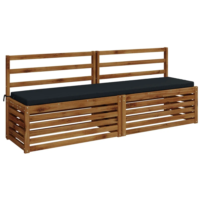 Bench Cushion SOEST 100% Polyester Dark Blue 170 x 40 x 5 cm