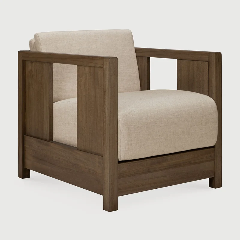 Roan lounge chair - Flax