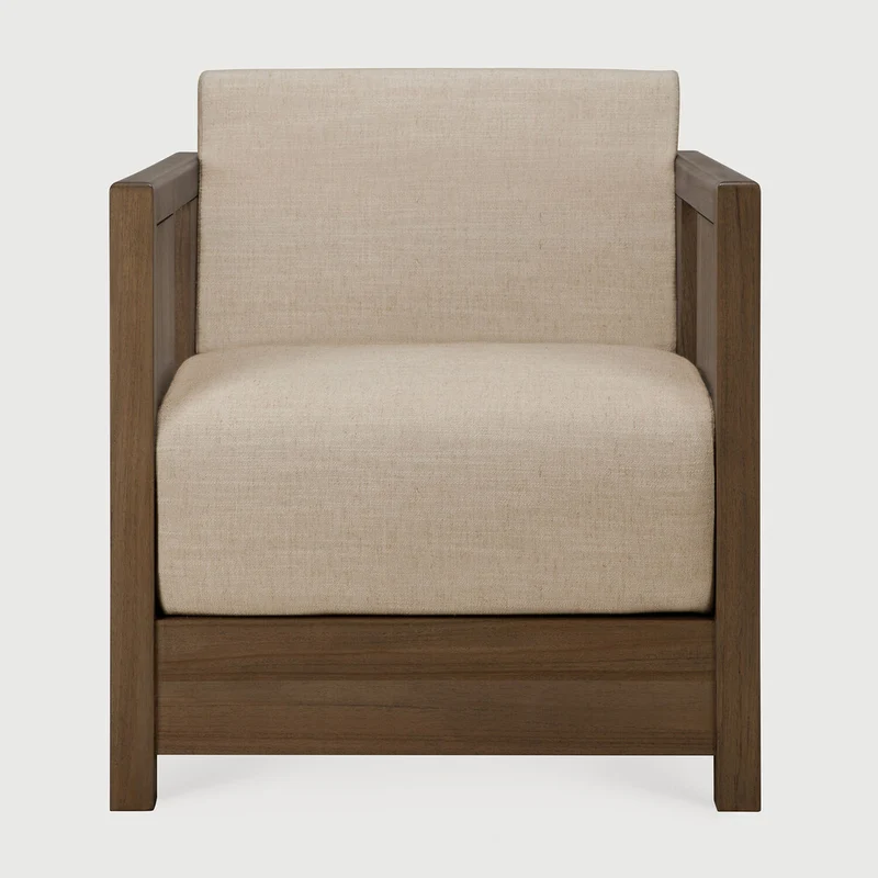 Roan lounge chair - Flax