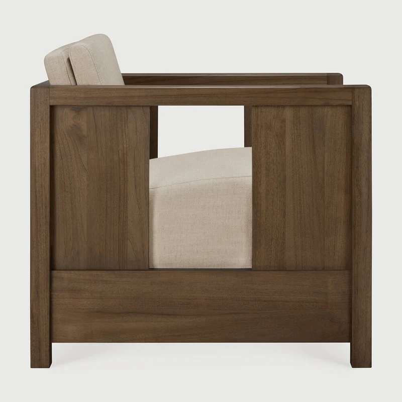 Roan lounge chair - Flax