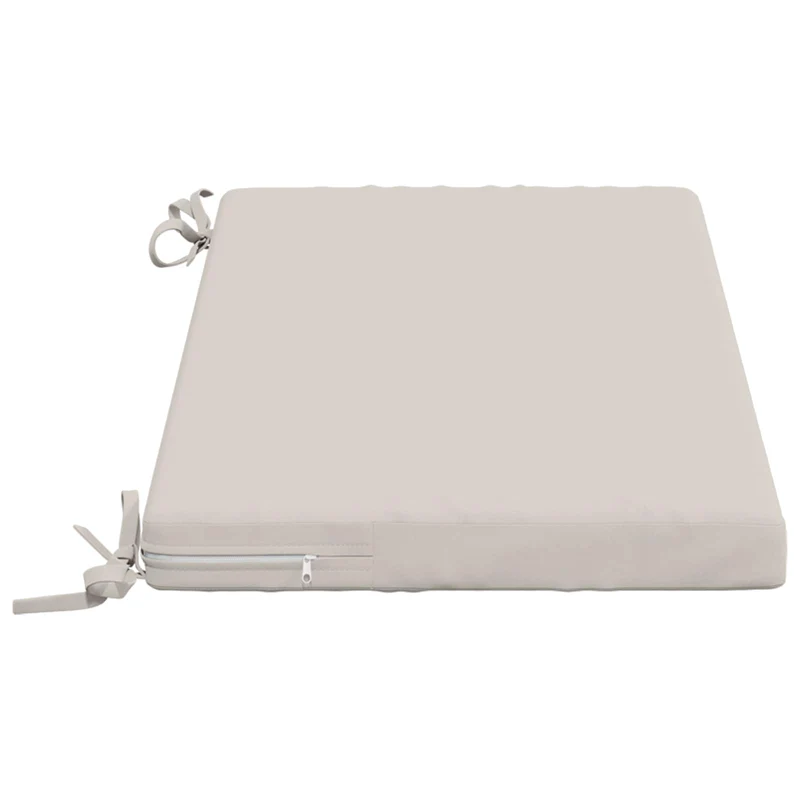 Bench Cushions SOEST 2 pcs 100% Polyester White 80 x 40 x 5 cm