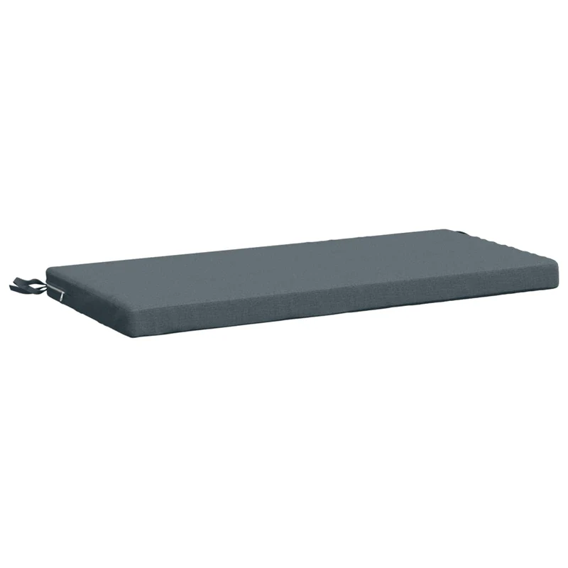 Bench Cushion SOEST 100% Polyester Blue 80 x 40 x 5 cm