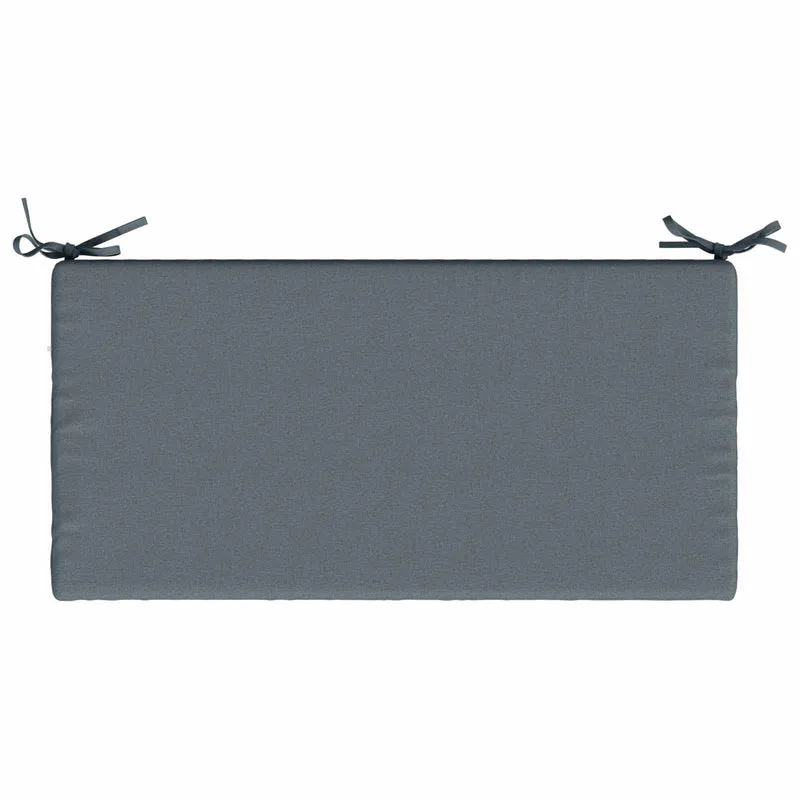 Bench Cushion SOEST 100% Polyester Blue 80 x 40 x 5 cm