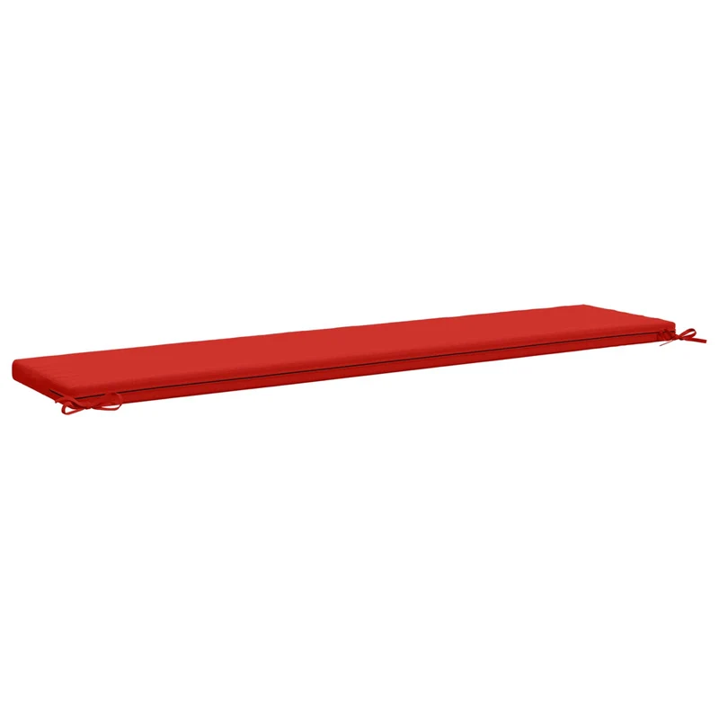 Bench Cushion SOEST 100% Polyester Red 180 x 40 x 5 cm