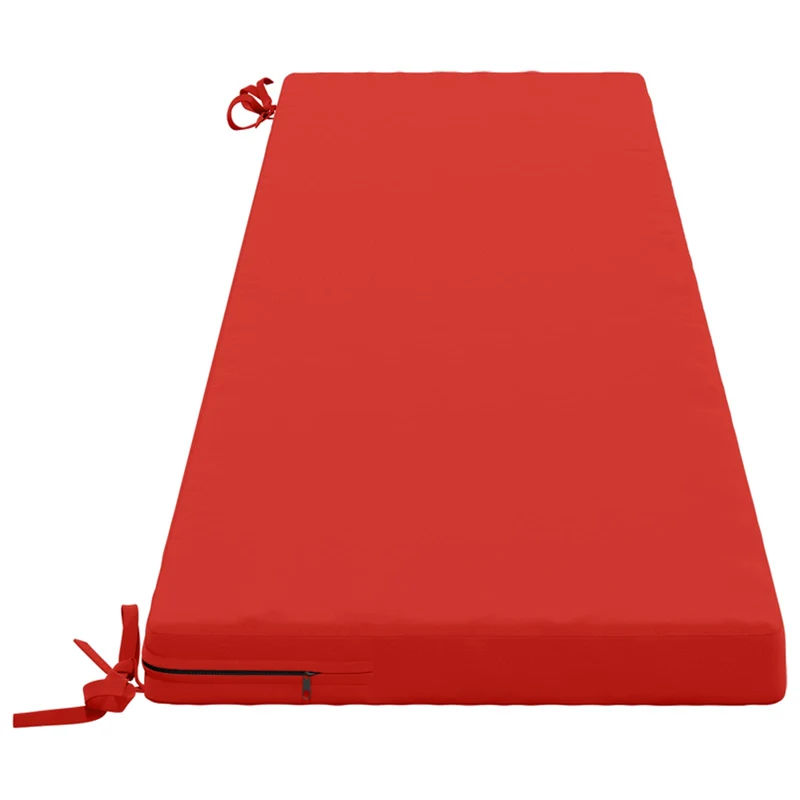Bench Cushions SOEST 2 pcs 100% Polyester Red 180 x 40 x 5 cm