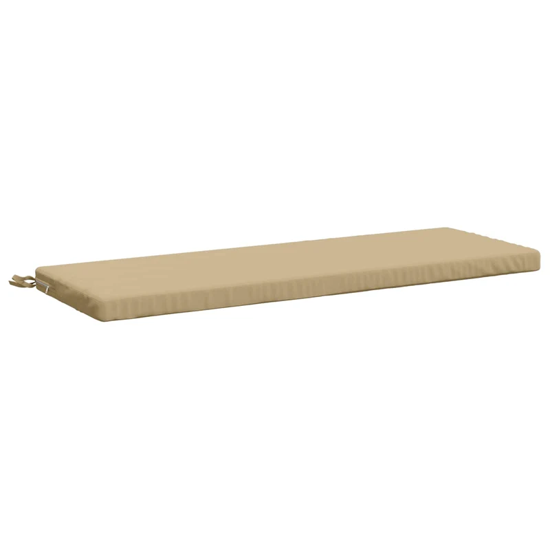Bench Cushion SOEST 100% Polyester Beige 120 x 40 x 5 cm