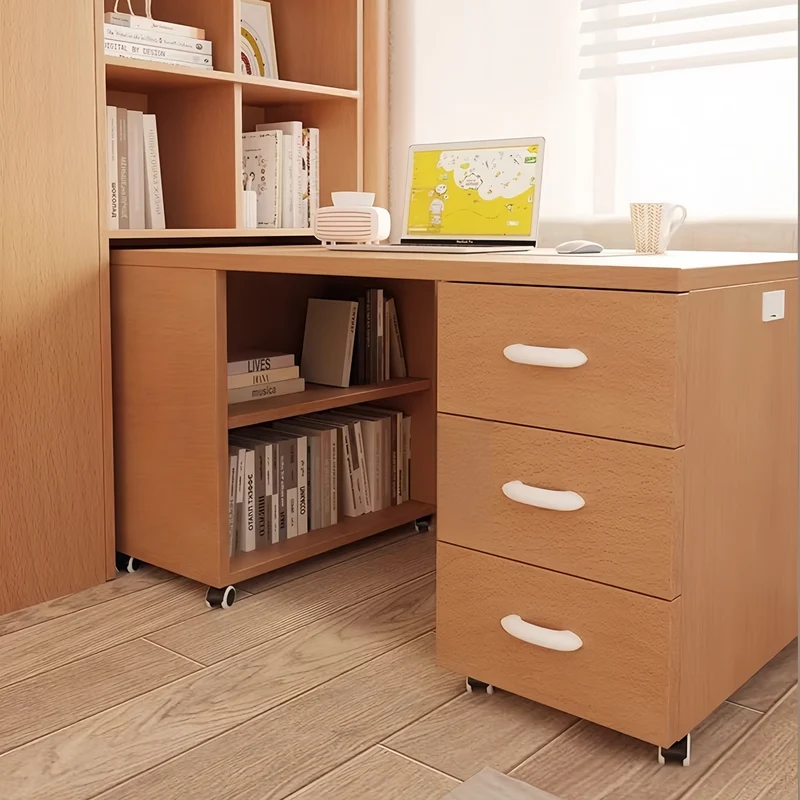 Lit mezzanine tout-en-un gain de place pour enfant avec armoire, bibliothèque et bureau intégrés