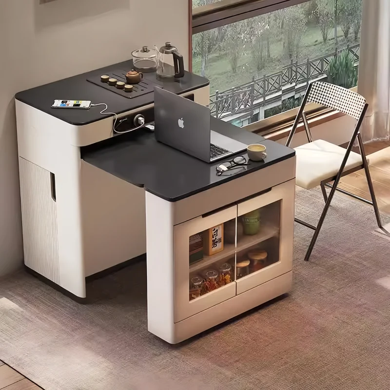 Îlot de cuisine avec table extensible