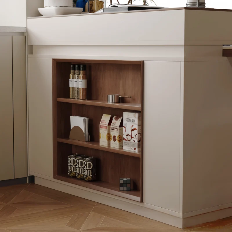 Îlot de cuisine avec table pivotante à 180°