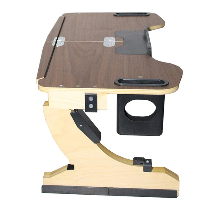 Table de plateau de support de bureau de lit d'ordinateur portable réglable portable