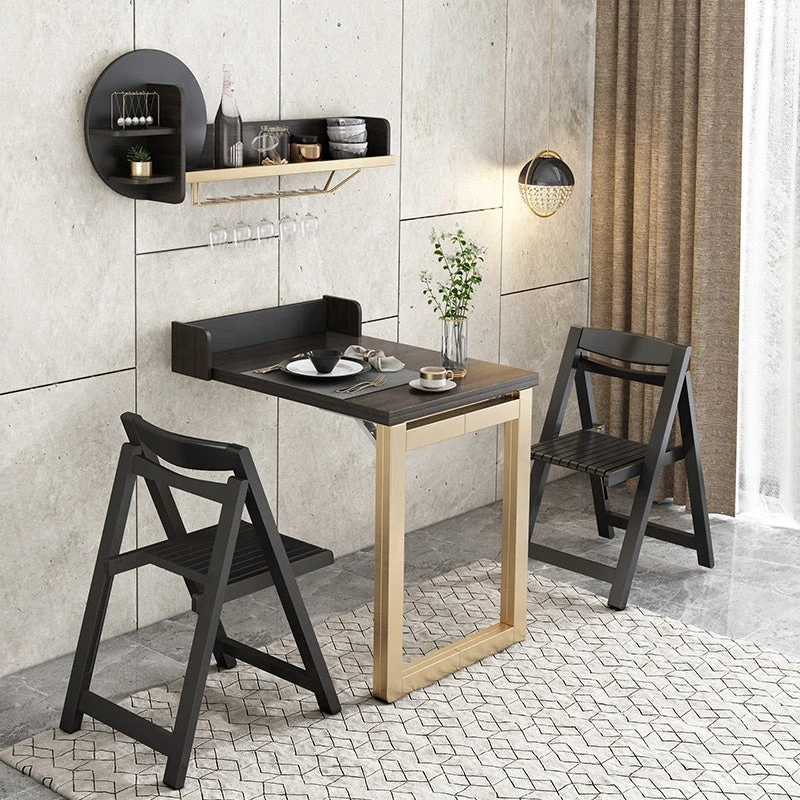 2020 nouvelle arrivée appartement mural pliant mini table à manger plate