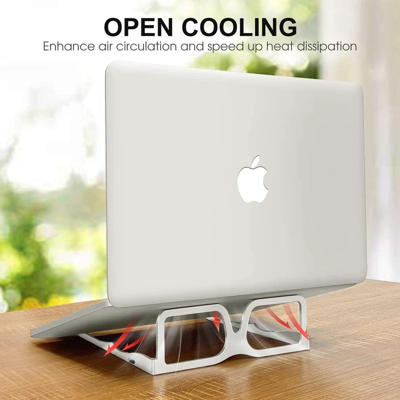 Lunettes Cadre Forme Ordinateur Portable Support De Refroidissement