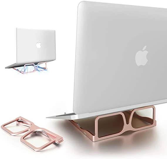 Lunettes Cadre Forme Ordinateur Portable Support De Refroidissement