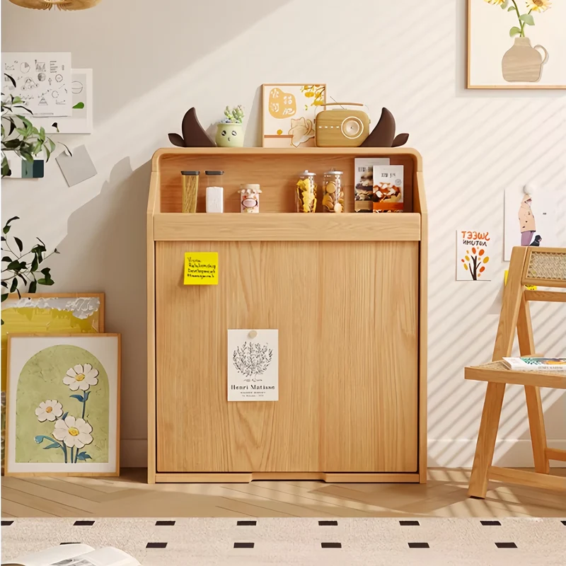 Table à manger multifonctionnelle pliante en bois massif pour petits appartements
