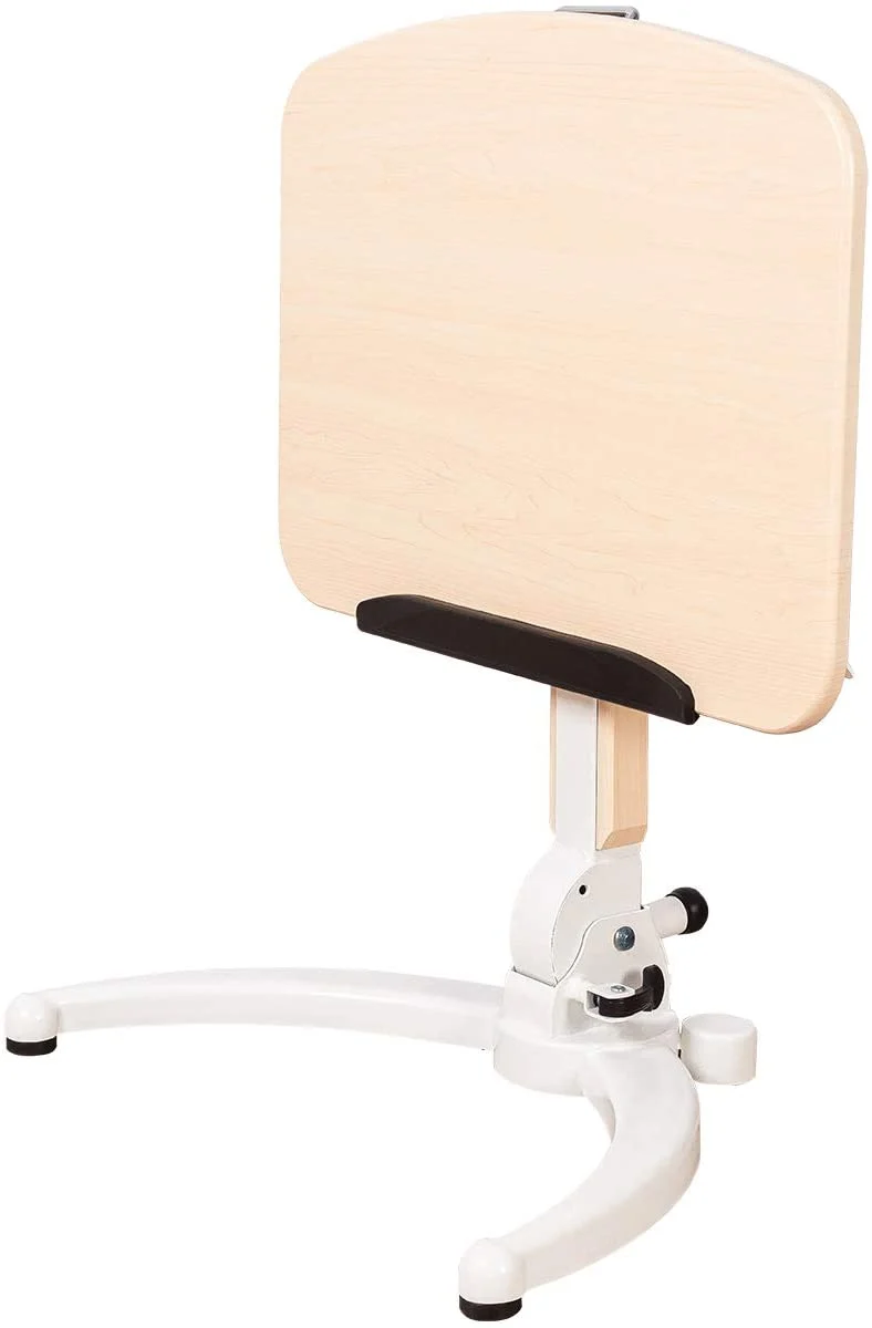 Bureau debout mobile pliable, table de lit surélevée, table d'appoint de canapé