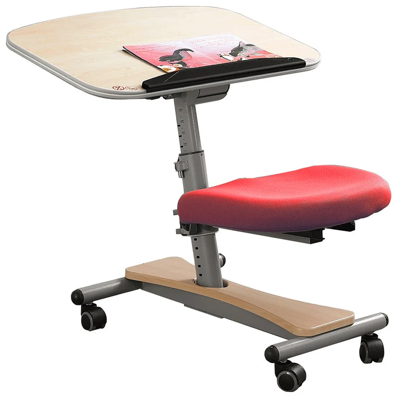 Table d'étude mobile et réglable pour enfants, poste de travail mobile pour adultes