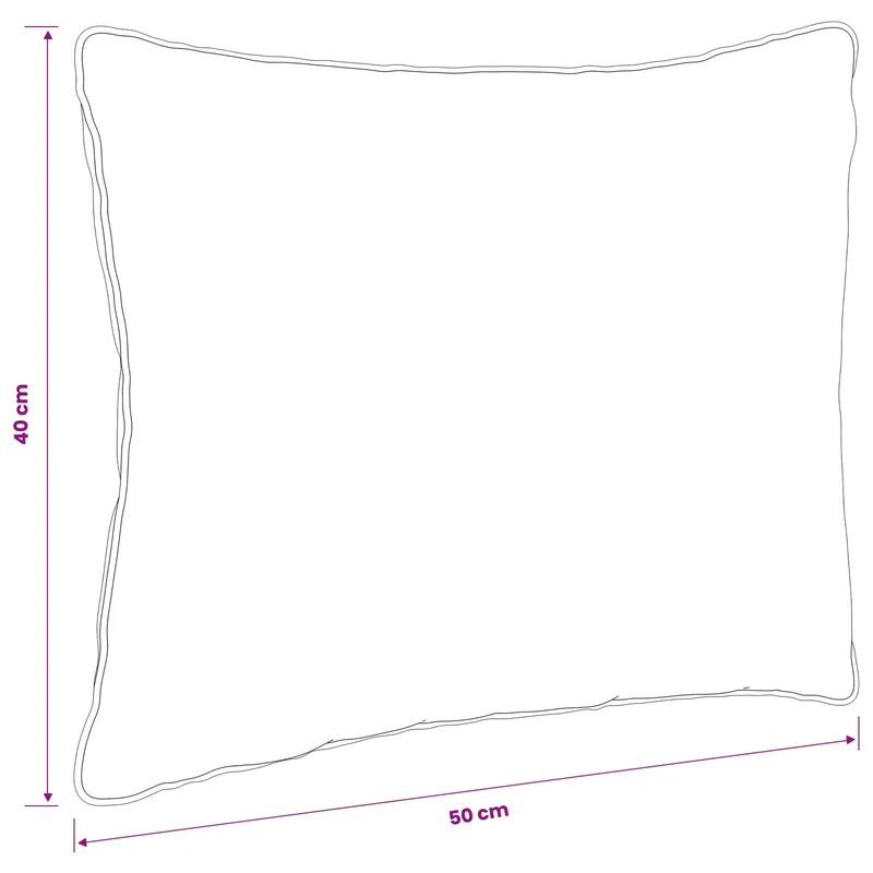 Back Cushion PUTTEN 100% Polyester Black 50 x 40 x 15 cm