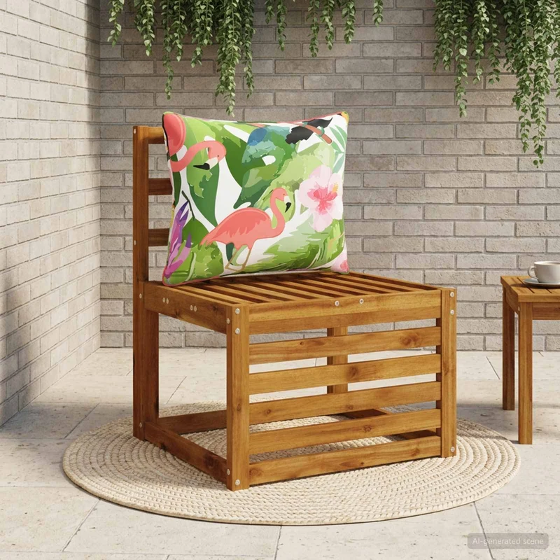 Back Cushion PUTTEN 100% Polyester Multicolour 50 x 40 x 15 cm