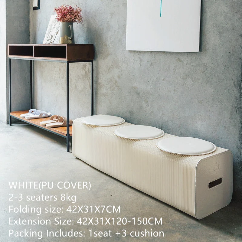 Chaise pliante de sofa de tabouret de papier d'accordéon de conception moderne