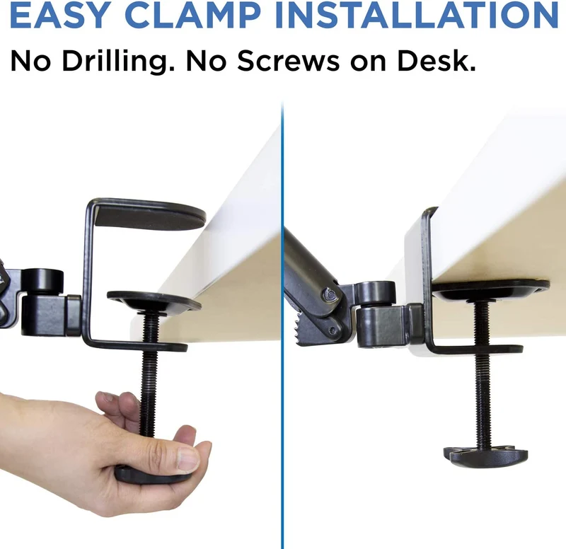 Bras de bureau d'ordinateur ergonomique