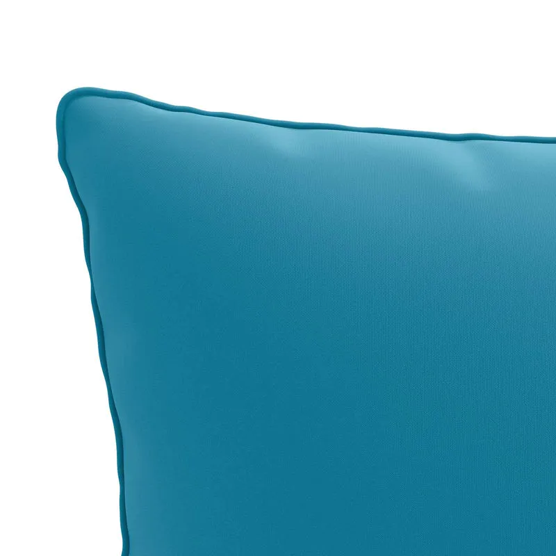 Back Cushion PUTTEN 100% Polyester Light Blue 50 x 40 x 15 cm