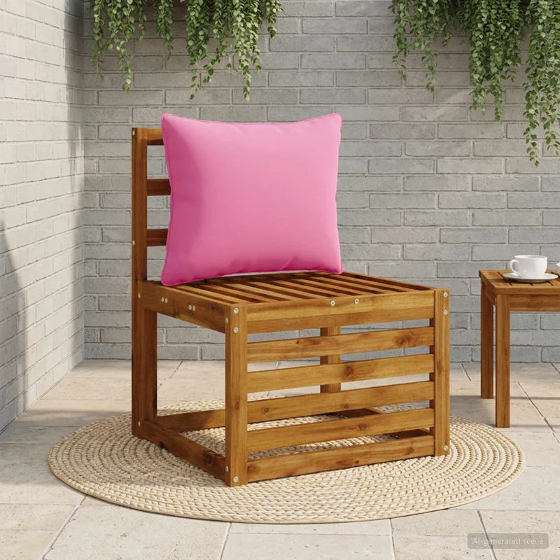 Back Cushion PUTTEN 100% Polyester Pink 50 x 40 x 15 cm